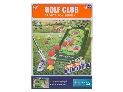 MINI GOLF, ZESTAW DLA DZIECI DO GRY W MINI GOLFA, PLANSZA + KIJE + AKCESORIA