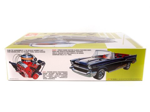 MODEL PLASTIKOWY - SAMOCHÓD 1:16 1957 CHEVY BEL AIR CONVERTIBLE MODEL PLASTIKOWY - SAMOCHÓD 1:16 1957 CHEVY BEL AIR CONVERTIBLE