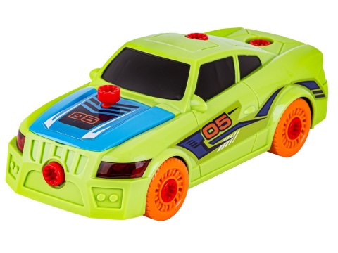 SPORTOWY SAMOCHÓD AUTO DO ROZKRĘCANIA I SKRĘCANIA 2W1 TUNING + WKRĘTARKA
