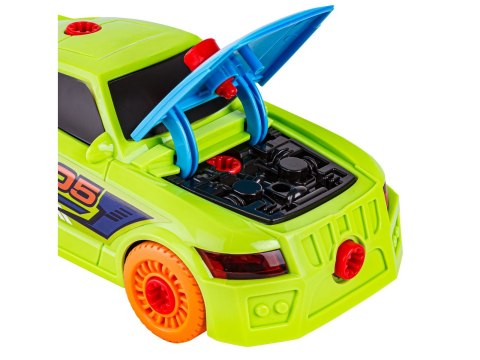 SPORTOWY SAMOCHÓD AUTO DO ROZKRĘCANIA I SKRĘCANIA 2W1 TUNING + WKRĘTARKA