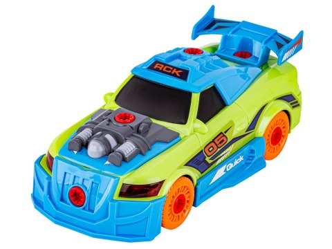 SPORTOWY SAMOCHÓD AUTO DO ROZKRĘCANIA I SKRĘCANIA 2W1 TUNING + WKRĘTARKA