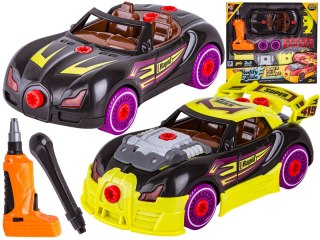 SPORTOWY SAMOCHÓD DO ROZKRĘCANIA I SKRĘCANIA 2W1 TUNING + WKRĘTARKA
