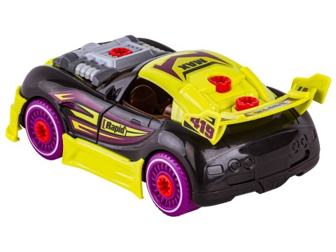 SPORTOWY SAMOCHÓD DO ROZKRĘCANIA I SKRĘCANIA 2W1 TUNING + WKRĘTARKA