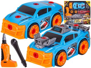 SPORTOWY SAMOCHÓD DO ROZKRĘCANIA I SKRĘCANIA 2W1 TUNING + WKRĘTARKA