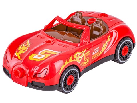 SPORTOWY SAMOCHÓD DO ROZKRĘCANIA I SKRĘCANIA 2W1 TUNING + WKRĘTARKA