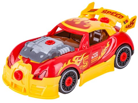 SPORTOWY SAMOCHÓD DO ROZKRĘCANIA I SKRĘCANIA 2W1 TUNING + WKRĘTARKA