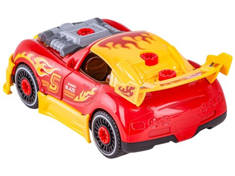 SPORTOWY SAMOCHÓD DO ROZKRĘCANIA I SKRĘCANIA 2W1 TUNING + WKRĘTARKA