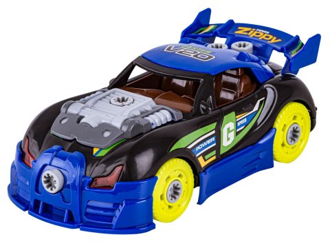 SPORTOWY, TERENOWY SAMOCHÓD DO ROZKRĘCANIA I SKRĘCANIA 3W1 TUNING + WKRĘTARKA, MONSTER TRUCK