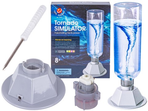 ZABAWKA EDUKACYJNA NAUKOWA DLA DZIECI TORNADO DIY ZBUDUJ TO SAM SYMULATOR TORNADA